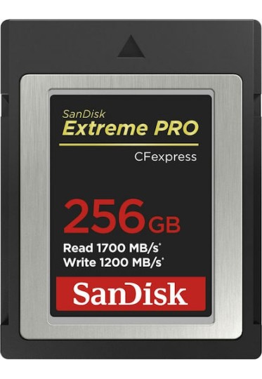 Sandisk Extreme Pro CFexpress 256GB Class 10 UHS-II με αντάπτορα