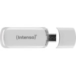 Intenso Flash Line 128GB USB 3.1 Stick με σύνδεση USB-C Λευκό
