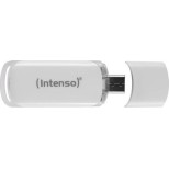 Intenso Flash Line 64GB USB 3.1 Stick με σύνδεση USB-C Λευκό