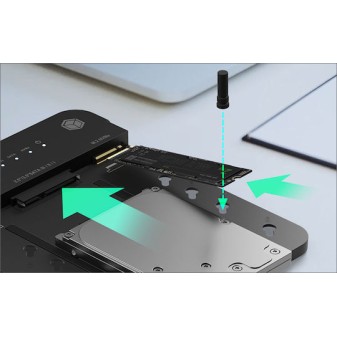 Icy Box Docking Station για 2 Σκληρούς Δίσκους SATA 2.5