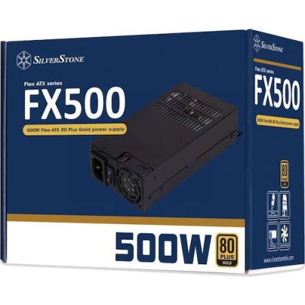 Silverstone FX500-G 500W Μαύρο Τροφοδοτικό Υπολογιστή Full Wired 80 Plus Gold