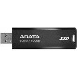 Adata SC610 500GB USB 3.2 SSD Stick Μαύρο