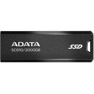 Adata SC610 USB 3.2 Εξωτερικός SSD 2TB Μαύρο