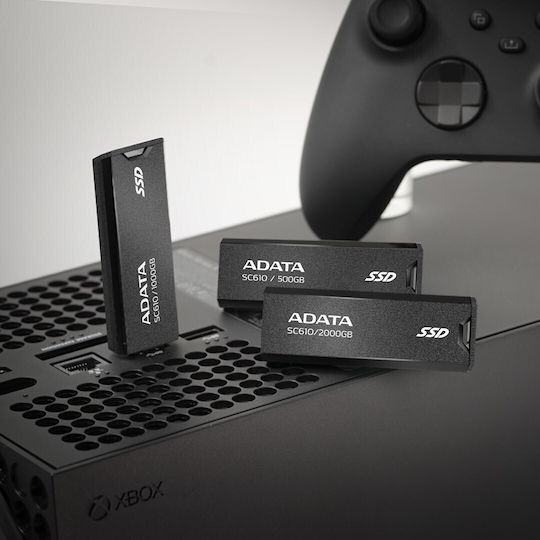 Adata SC610 USB 3.2 Εξωτερικός SSD 2TB Μαύρο