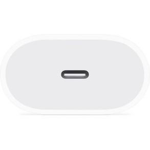 Apple Φορτιστής Χωρίς Καλώδιο με Θύρα USB-C 20W Λευκός (Power Adapter A2347)