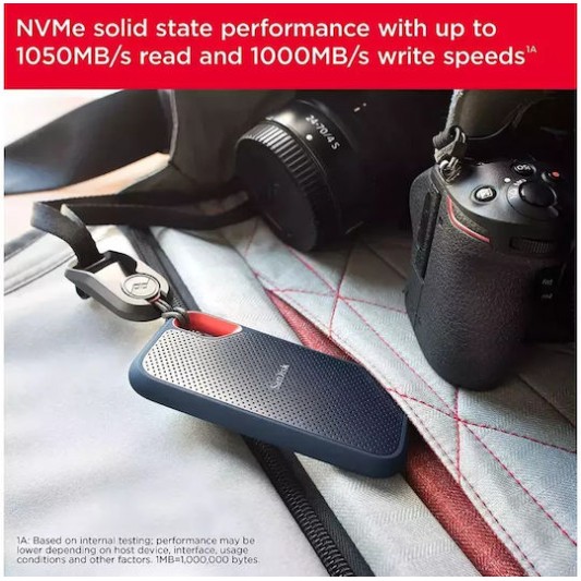 Sandisk Extreme SSD V2 USB 3.2 / USB-C 500GB 2.5