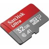 Sandisk Ultra microSDHC 32GB Class 10 U1 A1 UHS-I με αντάπτορα