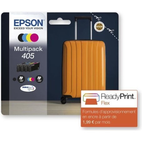 Epson 405 Γνήσιο Πακέτο 4 Μελανιών Εκτυπωτή InkJet Κίτρινο / Κυανό / Ματζέντα / Μαύρο (C13T05G64010)