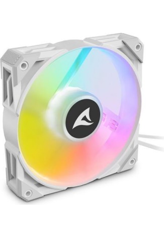 Sharkoon Rebel F50 Case Fan 120mm με RGB Φωτισμό και Σύνδεση 4-Pin PWM Λευκό