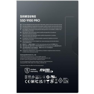 Samsung 9100 Pro SSD 1TB M.2 NVMe PCI Express 5.0