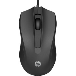 HP 100 Ενσύρματο Ποντίκι Μαύρο