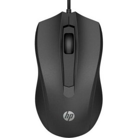 HP 100 Ενσύρματο Ποντίκι Μαύρο
