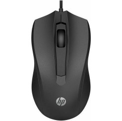 HP 100 Ενσύρματο Ποντίκι Μαύρο