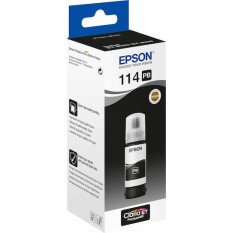 Epson 114 Γνήσιο Μελάνι Εκτυπωτή InkJet Photo Μαύρο (C13T07B140)
