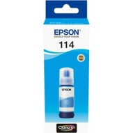 Epson 114 Γνήσιο Μελάνι Εκτυπωτή InkJet Κυανό (C13T07B240)