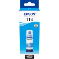 Epson 114 Γνήσιο Μελάνι Εκτυπωτή InkJet Κυανό (C13T07B240)