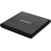 Verbatim External Slimline Εξωτερικός Οδηγός Εγγραφής/Ανάγνωσης DVD/CD για Desktop / Laptop Μαύρο