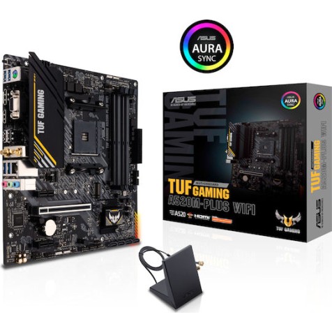 Asus TUF Gaming A520M-Plus WiFi Motherboard Micro ATX με AMD AM4 Socket 90MB17F0-M0EAY0