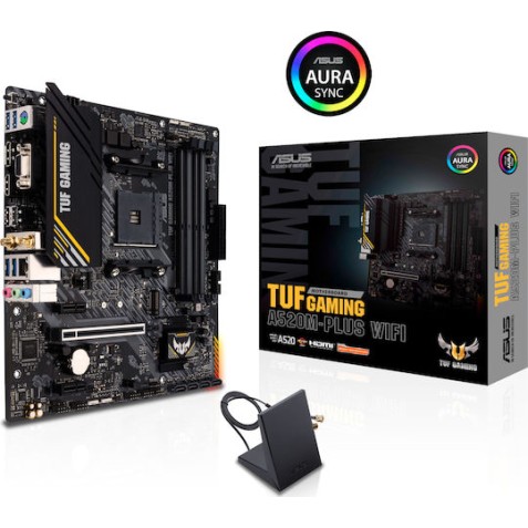 Asus TUF Gaming A520M-Plus WiFi Motherboard Micro ATX με AMD AM4 Socket 90MB17F0-M0EAY0