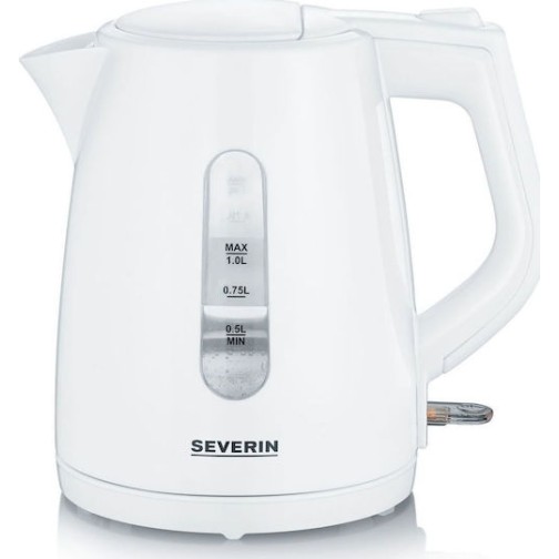 Severin WK 3411 Βραστήρας 1lt 2200W Λευκός