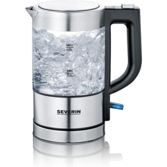 Severin WK 3472 Βραστήρας Ταξιδίου 500ml 1000W Ασημί