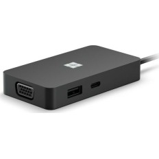 Microsoft Travel Hub USB-C Docking Station με HDMI PD Ethernet Μαύρο
