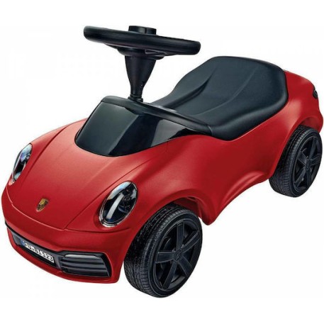Big Baby Porsche 911 Περπατούρα Αυτοκινητάκι Ride On για 12+ Μηνών Κόκκινη