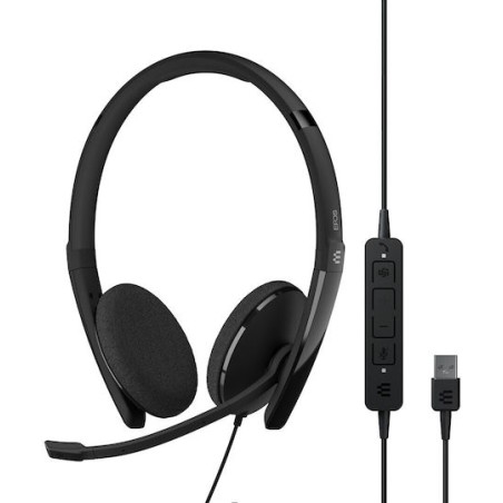 Epos Adapt 160T II On Ear Multimedia Ακουστικά με μικροφωνο και σύνδεση USB-A