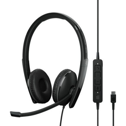 Epos Adapt 165T USB-C II On Ear Multimedia Ακουστικά με μικροφωνο