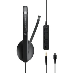 Epos Adapt 165T USB-C II On Ear Multimedia Ακουστικά με μικροφωνο