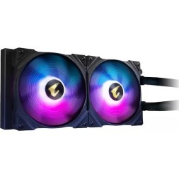 Gigabyte Aorus Waterforce X 280 Υδρόψυξη Επεξεργαστή Διπλού Ανεμιστήρα 140mm για Socket AM4/AM5/1200/115x με ARGB Φωτισμό