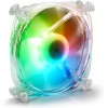 Sharkoon SHARK Disc PWM Case Fan 120mm με RGB Φωτισμό και Σύνδεση 3-Pin / 4-Pin Λευκό