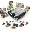 Tefal Snack Collection Τοστιέρα με Αποσπώμενες Πλάκες για 2 Τοστ 700W Inox