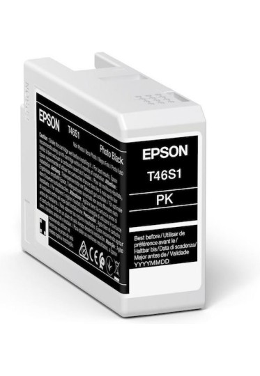 Epson T46S1 UltraChrome Pro 10 Γνήσιο Μελάνι Εκτυπωτή InkJet Photo Μαύρο (C13T46S100)
