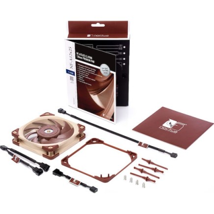 Noctua NF-A12x25 LS Case Fan 120mm με Σύνδεση 4-Pin PWM Καφέ