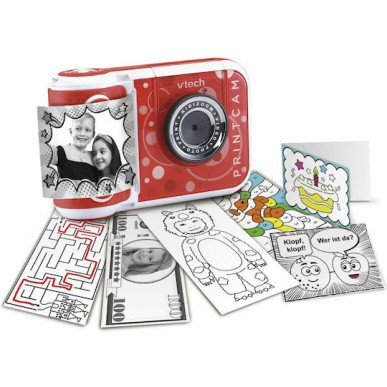 Vtech Kidizoom Print Instant Φωτογραφική Μηχανή Red