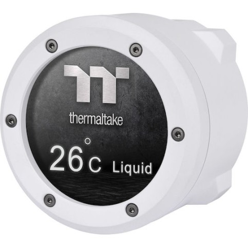 Thermaltake TH420 V2 Ultra Υδρόψυξη Επεξεργαστή Τριπλού Ανεμιστήρα 140mm για Socket AM4/AM5/1700/1200/115x με ARGB Φωτισμό Λευκή