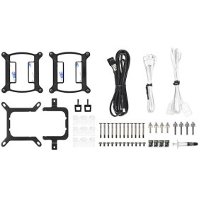 Thermaltake TH420 V2 Ultra Υδρόψυξη Επεξεργαστή Τριπλού Ανεμιστήρα 140mm για Socket AM4/AM5/1700/1200/115x με ARGB Φωτισμό Λευκή