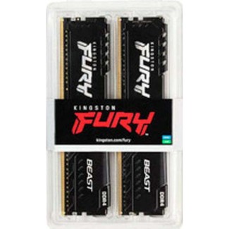 Kingston Fury Beast DDR4 32GB RAM με 2x16GB Modules και Ταχύτητα 3200 για Desktop