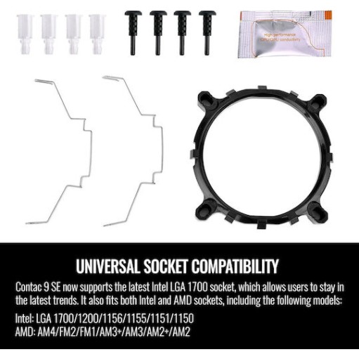 Thermaltake Contac 9 SE Ψύκτρα Επεξεργαστή για Socket 1700