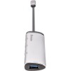 Verbatim V7 USB 3.0 Hub 4 Θυρών με σύνδεση USB-C Ασημί