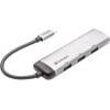 Verbatim V7 USB 3.0 Hub 4 Θυρών με σύνδεση USB-C Ασημί