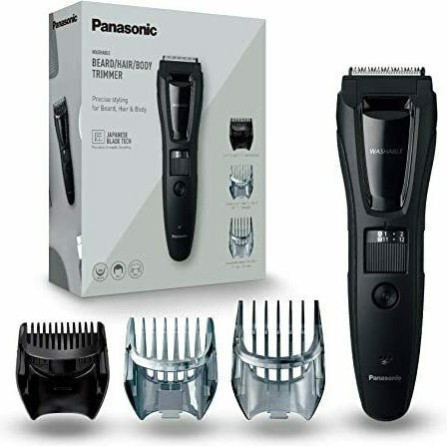 Panasonic Επαναφορτιζόμενη Κουρευτική Μηχανή Μαύρη ER-GB61-K503