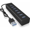 Icy Box USB 3.0 Hub 7 Θυρών με σύνδεση USB-A