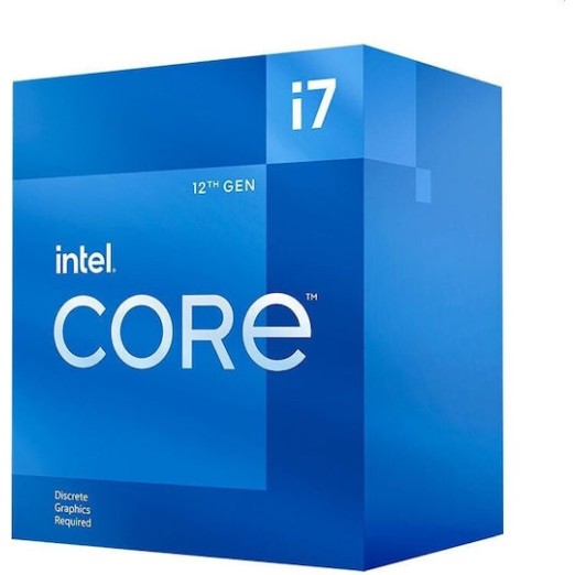 Intel Core i7-12700F 2.1GHz Επεξεργαστής 12 Πυρήνων για Socket 1700 σε Κουτί με Ψύκτρα