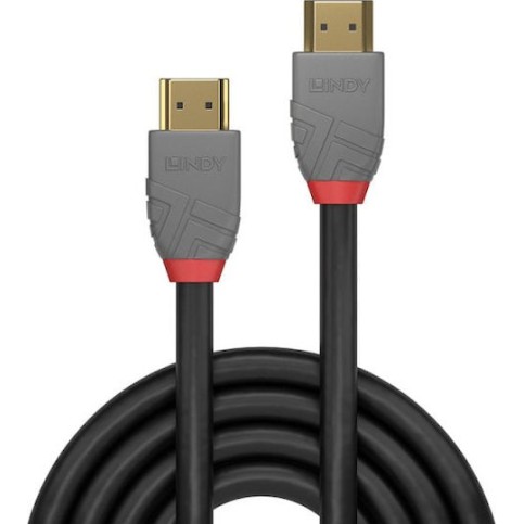Lindy Cable HDMI male - HDMI male 5m Μαύρο