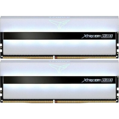 TeamGroup T-Force Xtreem ARGB White DDR4 16GB RAM με 2x8GB Modules και Ταχύτητα 3600 για Desktop
