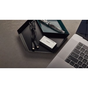 Kingston XS2000 USB-C Εξωτερικός SSD 2TB Ασημί