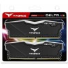 TeamGroup T-Force Delta RGB DDR4 16GB RAM με 2x8GB Modules και Ταχύτητα 3600 για Desktop
