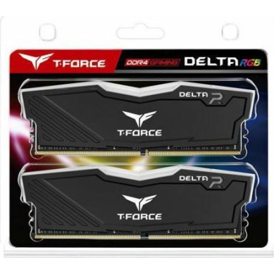 TeamGroup T-Force Delta RGB DDR4 16GB RAM με 2x8GB Modules και Ταχύτητα 3600 για Desktop